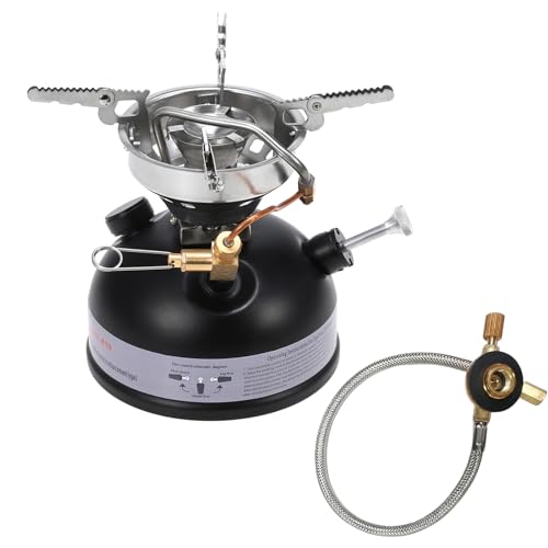Jemora Tragbarer Outdoor-Camping-Mini-Benzinkocher, flüssiger Brennstoff, Diesel, Ölkocher von Jemora