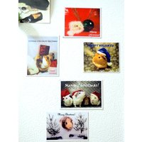 Winter Wonderland Guinea Pig Santa Weihnachtsmagnete 5Pc Set Kostenloser Versand Winter Wonderland Guinea Pig Santa Weihnachtsmagnete 5Pc Set Kostenloser Versand von JenKlimas