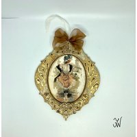 Wanddeko, Medaillon Im Art Deco Stil, Wandaufhänger, Wohnakzente von JenWesBoutique