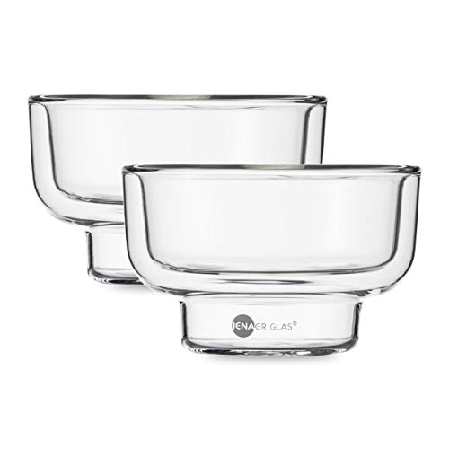 Jenaer Glas Schale, Glas, transparent, 25 x 12.5 x 9 cm, 2-Einheiten Jenaer Glas Schale, Glas, transparent, 25 x 12.5 x 9 cm, 2-Einheiten von Jenaer Glas