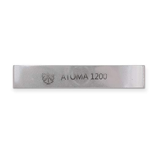 1x6 Atoma Diamond 1200, feinste Atoma-Körnung, fortschrittliche Diamant-Technologie, 3 mm dicker Aluminiumrohling, Edge Pro, Hapstone und TSProf Sharpener Steinhalter von Jende