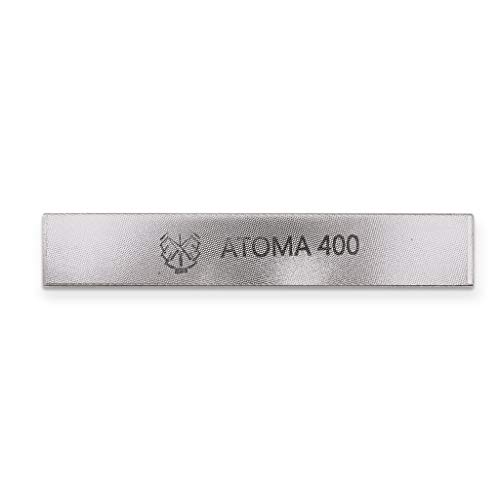 1x6 Atoma Diamond 400, feinste Atoma-Körnung, fortschrittliche Diamant-Technologie, 3 mm dicker Aluminiumrohling, Edge Pro, Hapstone und TSProf Sharpener Steinhalter von Jende
