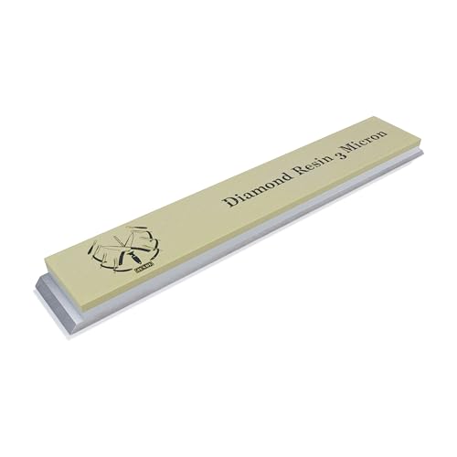 Jende 1 x 15,2 cm Harz-Diamant-Schleifstein für Edge Pro, Hapstone, TSProf, Jende Jigs für Messer (3 Mikron (Körnung 6.000) von Jende