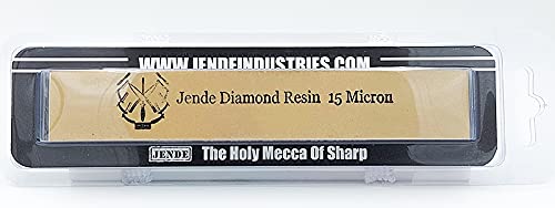 Jende 1 x 15,2 cm Kunstharz-Diamant-Schleifstein für Edge Pro, Hapstone, TSProf, Jende JIGS für Messer (15 Mikron (1.000 Körnung)) von Jende