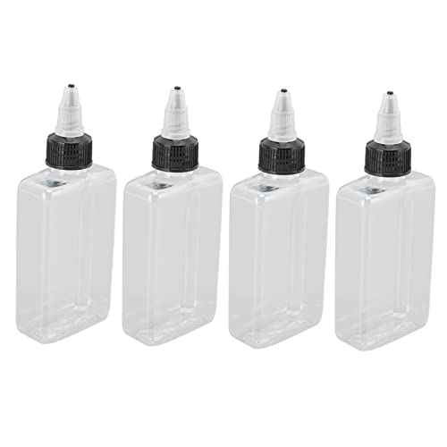 4 Stück Gewürzflasche, 100 ml Quetschflasche tragbare Ölflasche wiederverwendbare Gewürzflasche klare Tropfflasche, 13 x 5 x 2,5 cm 4 Stück Gewürzflasche, 100 ml Quetschflasche tragbare Ölflasche wiederverwendbare Gewürzflasche klare Tropfflasche, 13 x 5 x 2,5 cm von Jenngaoo