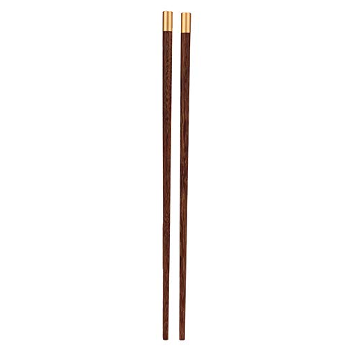 5 Paar Stäbchen Holz, Handgemachte Holzstäbchen Mahagoni Essstäbchen Wiederverwendbare Minimalismus Küchenutensilien Geschenksets im Chinesischen Stil von Jenngaoo