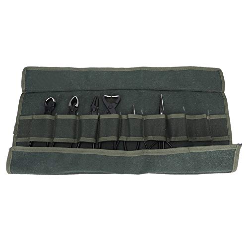 6 Stücke Bonsai Tool Kit, Garten Bonsai Aufbewahrungspaket Bag, Gartenwerkzeug mit Tasche (Knospenschneider + Wurzelschneider + Astschneider + Drahtziehzange + Diagonalschneider + Kugelschneider) von Jenngaoo