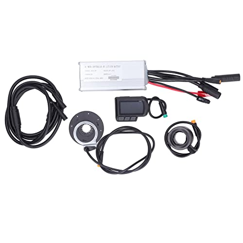 DC 36V/48V 500W Elektromotor Brushless Controller Kit, Lithiumbatteriemodifiziertes Controller Set mit 22A Controller und EN06 Messgerät für Elektrofahrrad Roller von Jenngaoo