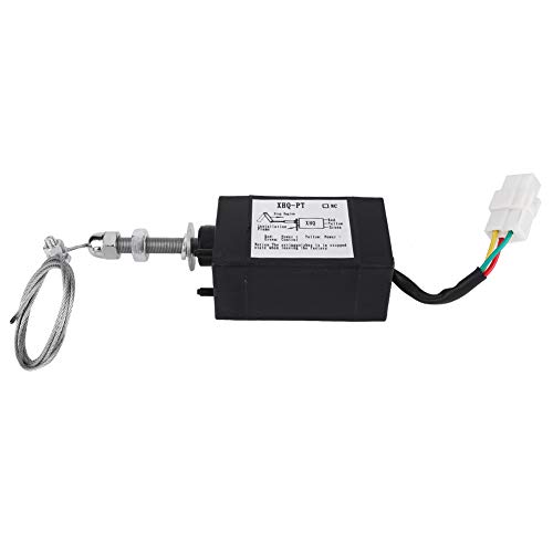Diesel Absperrventil, DC 12/24 V Kraftstoff Absperr Magnetventil Dieselmotor Absperrventil Flammschutzvorrichtung Motor Stopp Abschalt Magnetventil (12V) von Jenngaoo