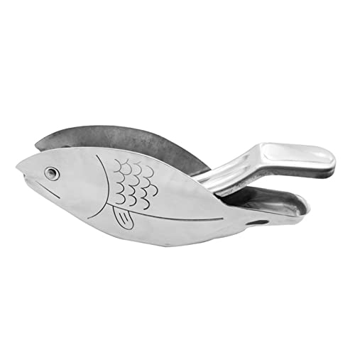 Fisch Zitronen Squeezer, Edelstahl Zitronen Squeezer Handbuch für Sacktätiger Früchte Werkzeug Zitrone Squeezer Portable Manual Juicer für Küchencamping von Jenngaoo