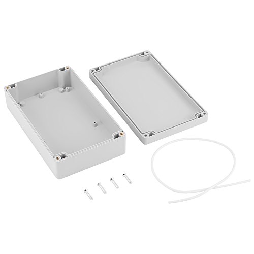 IP65 Wasserdichte ABS Anschlussdose, Universelle Wasserdichte Elektrische Projekt Box Elektroverteilerdose aus Kunststoff für Außen und Innenbereich, Weiß (20x12x5.5cm) von Jenngaoo