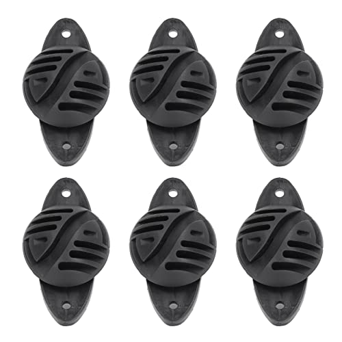 Jenngaoo 100 Stück elektrischer Zaun Isolator, schwarzer Zwischen Lager stab halbkugel förmiger Polywire Isolator für elektrischen Zaun draht, 67x36mm Jenngaoo 100 Stück elektrischer Zaun Isolator, schwarzer Zwischen Lager stab halbkugel förmiger Polywire Isolator für elektrischen Zaun draht, 67x36mm von Jenngaoo