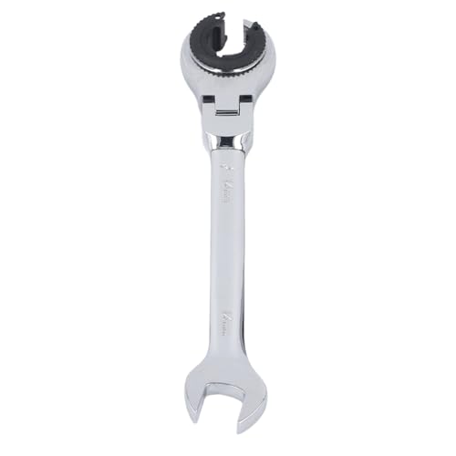 Jenngaoo 14 mm offener Flex Kopf Ratschenschlüssel, doppelt offene Ratschenflackmutter Schraubenschlüssel Ratchet Spanner mit 72 Zähnen für Kraftstoffbremse oder Jenngaoo 14 mm offener Flex Kopf Ratschenschlüssel, doppelt offene Ratschenflackmutter Schraubenschlüssel Ratchet Spanner mit 72 Zähnen für Kraftstoffbremse oder von Jenngaoo