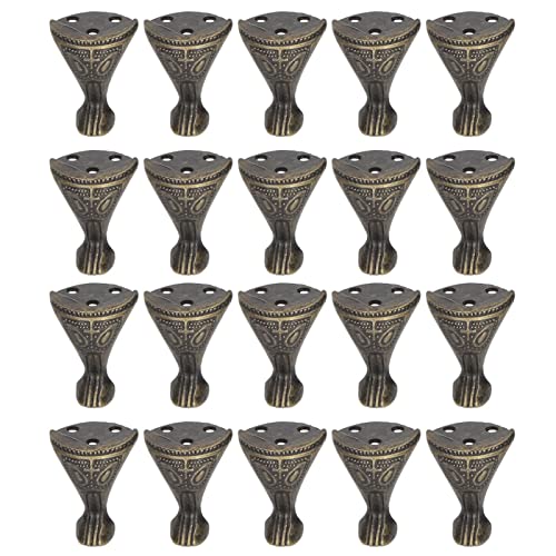 Jenngaoo 20 Stück Antike Messing Kastenbeine, Möbelbeine Dekorative Eckfüße Bein Eckenschutz Geschenkbox Holzgehäuse Metallfüße Eckenschutz Jenngaoo 20 Stück Antike Messing Kastenbeine, Möbelbeine Dekorative Eckfüße Bein Eckenschutz Geschenkbox Holzgehäuse Metallfüße Eckenschutz von Jenngaoo