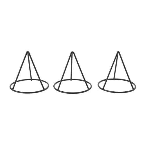 Jenngaoo Avocado Pit Starter Rack aus Eisen, 3er-Set Dreieckständer für 3,4 Zoll Weithalsgläser, Stabiler Metallhalter für Avocadokern Keimung und Anzucht, Kompatibel mit verschied von Jenngaoo