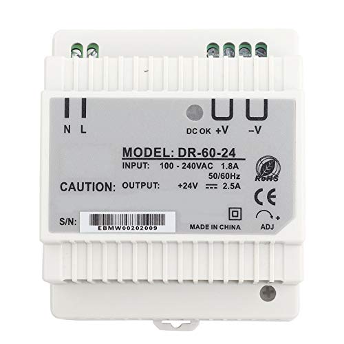 DR 60-24 AC/DC 60W 100-240V Transformator 60W Einzelausgang 24V DIN Schiene für LED Beleuchtung, Schaltnetzteil von Jenngaoo