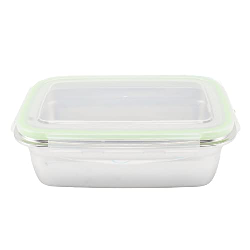 Jenngaoo Edelstahl Lunchbox Lebensmittelbehälter Leakproof, 1.0L Rostfreier Behälter ufsicher Stapelbar Mikrowellengeeignet für Büro Schule Picknick Outdoor (350ml) von Jenngaoo