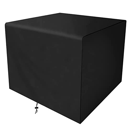 Jenngaoo Gartenmöbel Abdeckung, Schwarze rechteckige wasserdichte Terrassentisch Stuhlabdeckung Gartensofa Schutzabdeckung, 39,4 x 35,4 x 23,6 Zoll von Jenngaoo