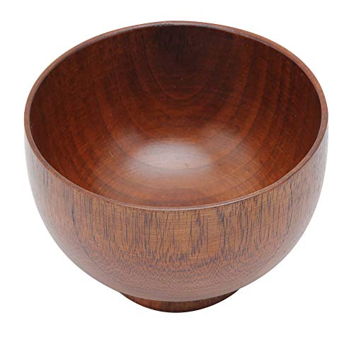 Jenngaoo Handgemachte Massivholzschale für Obst, Salate und Nüsse – Wiederverwendbare kleine Küchenschale aus natürlichem Holz, Einzelportion (9 cm) von Jenngaoo