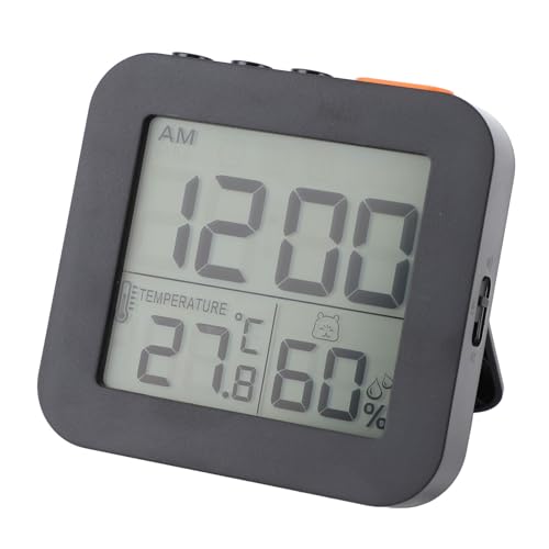 Jenngaoo LCD Temperatur Luftfeuchtigkeit Wecker mit Snooze-Funktion, Elektronische Digitaluhr mit großen Display für Innenraumklimaüberwachung, Kinderzimmer Schreibtisch Schlafzimm Jenngaoo LCD Temperatur Luftfeuchtigkeit Wecker mit Snooze-Funktion, Elektronische Digitaluhr mit großen Display für Innenraumklimaüberwachung, Kinderzimmer Schreibtisch Schlafzimm von Jenngaoo