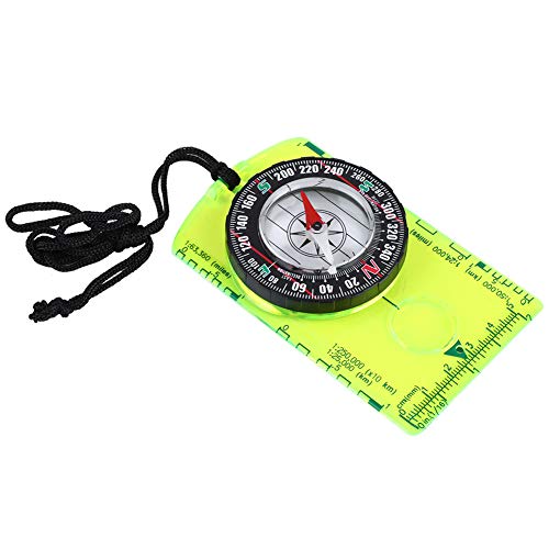 Jenngaoo Orientierungslaufkompass, tragbarer Outdoor Kompass für die Navigation Wandern Rucksacktouren Camping Kartenlesen von Jenngaoo