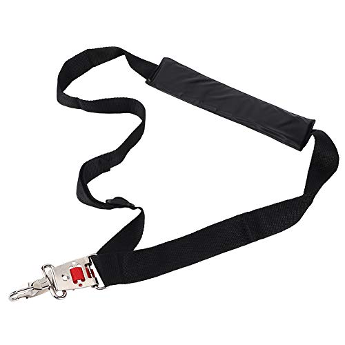 Jenngaoo Schultergurt, Schwarzer Trimmer Schultergurt Universal Strimmer Single Shoulder Harness Strap für Motorsense Trimmer mit Tragehaken von Jenngaoo