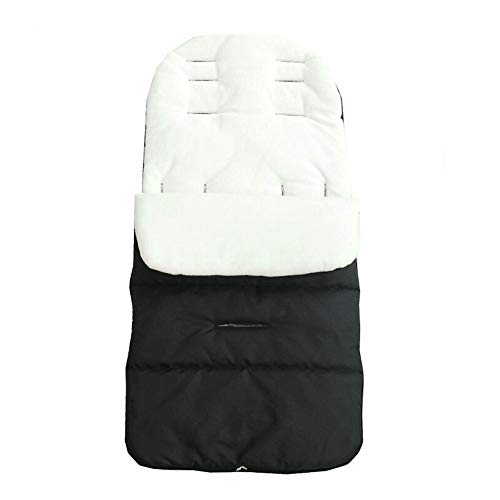 Jenngaoo Universal Kinderwagen Fußsack, Kinderwagen Kissen Winter Warm Kinderwagen Sitzeinlagen Kinderwagen Warm Fußsack, 88x40cm von Jenngaoo