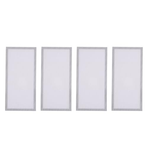 Magnetische Entlüftungsabdeckungen, PVC Magnetic Vent Mesh Air Entlüftungsbildschirm Abdeckung Magnetische Entlüftungsabdeckung Rechteck PVC Bodenregister Mesh Cover für Home (Weiß) von Jenngaoo