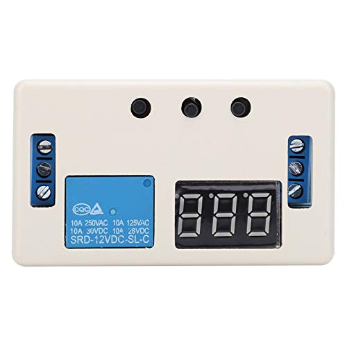 Zeitrelais 12V DC, Digitaler Automatisierungsverzögerer Schaltuhr Einstellbare Automation Control Switch Modul Programmierbarer mit Wasserdichter Abdeckung Zeitrelais 12V DC, Digitaler Automatisierungsverzögerer Schaltuhr Einstellbare Automation Control Switch Modul Programmierbarer mit Wasserdichter Abdeckung von Jenngaoo