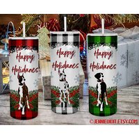 Individualisierbare Dogge Mama 20Oz Straight Skinny Tumbler, Crazy Great Dane Lady, Hundeliebhaber Geschenk, Geschenke Unter 30, Made in Usa von JennieDidIt