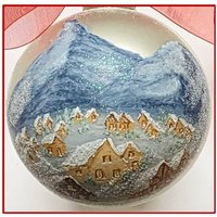 Zermatt Matterhorn Schweiz 3" Handbemalte Glaskugel Weihnachtsschmuck + Gratis Geschenkverpackung Zermatt Matterhorn Schweiz 3" Handbemalte Glaskugel Weihnachtsschmuck + Gratis Geschenkverpackung von JennyFarnsworthArt