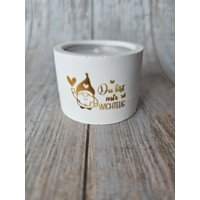 Personalisiertes, Teelicht, Adventslicht, Led, Beleuchtete Kerze Aus Keraflott , Weihnachten, Advent , Wichtel , Du Bist Mir Wichtellig von JennysKreativreich