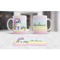 Personalisierte Tasse Einhorn, Name, Geschenk, Sublimation, Spruch, Tasse, Wunschtext Wunschname, Bedruckt, Kind, Freundin, Einhorn Fan Personalisierte Tasse Einhorn, Name, Geschenk, Sublimation, Spruch, Tasse, Wunschtext Wunschname, Bedruckt, Kind, Freundin, Einhorn Fan von JennysKreativstube