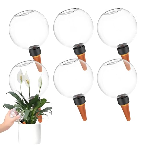 6 Stück bewässerungssystem Bewässerungskugeln, Selbstbewässerung Bewässerungskugel,Wasserspender Pflanzen zur 500 ml Sphärisches automatisches Bewässerungssystem von Zimmer Balkon und Gartenpflanzen 6 Stück bewässerungssystem Bewässerungskugeln, Selbstbewässerung Bewässerungskugel,Wasserspender Pflanzen zur 500 ml Sphärisches automatisches Bewässerungssystem von Zimmer Balkon und Gartenpflanzen von Jennytim