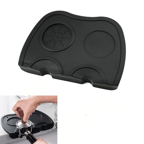 Kaffeetampingpad Silikon Espresso Tamper Pad Rutschfeste Kaffeepad für Barista Werkzeuge, Extra Stabile Kaffeetamping Unterlage für Zuhause, Küche, Theke, Café Ideal als Kaffee Zubehör Geschenk (L) Kaffeetampingpad Silikon Espresso Tamper Pad Rutschfeste Kaffeepad für Barista Werkzeuge, Extra Stabile Kaffeetamping Unterlage für Zuhause, Küche, Theke, Café Ideal als Kaffee Zubehör Geschenk (L) von Jennytim