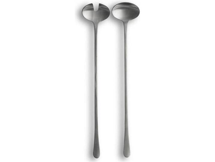 Georg Jensen Copenhagen Salatbesteck (matt), Servierbesteck, Silber von Jensen