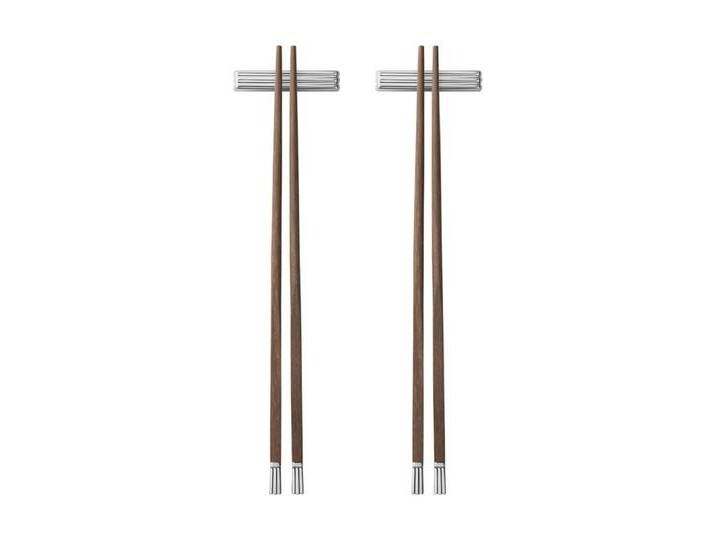 Georg Jensen Essstäbchen Bernadotte, silberfarben weiß von Jensen