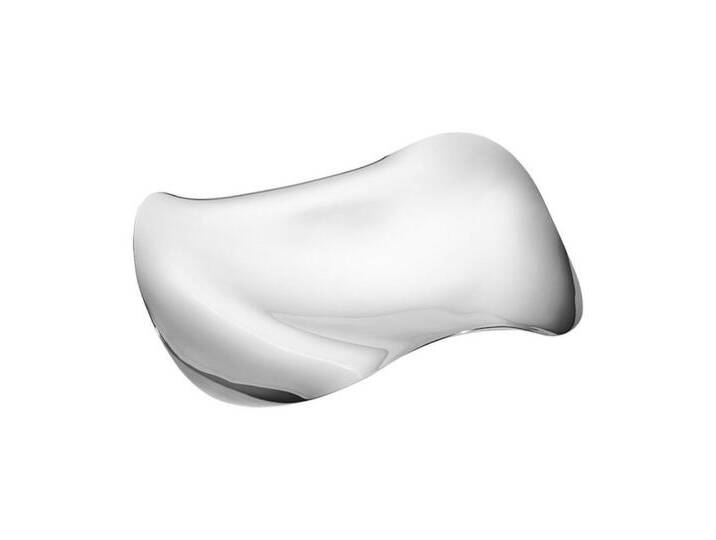 Georg Jensen Tablett Cobra, Edelstahl, silberfarben von Jensen