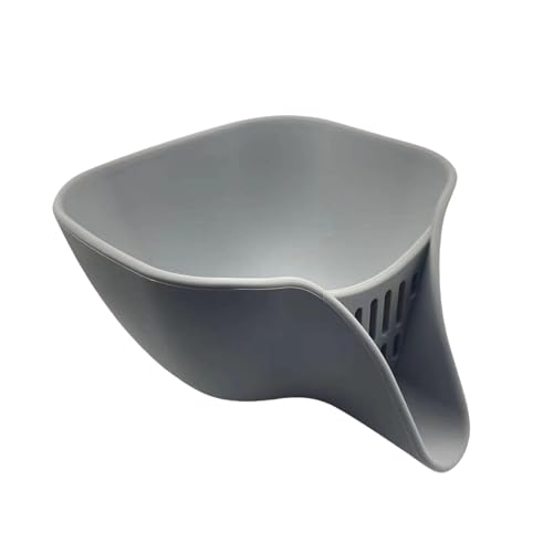 Abtropfkorb, Multifunktional Küche Gadget Drain Basket Abtropfsieb Küchenabflusskorb Abgießhilfe Waschbecken Sieb Küche Abflusskorb Multifunktionaler Abtropfkorb (Grau) von Jenshhch