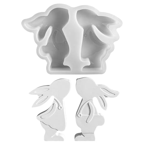 Jenshhch 3D Hasen-Gießform Silikonform Für Kerzen Gips Handwerk & Bastelprojekte von Jenshhch