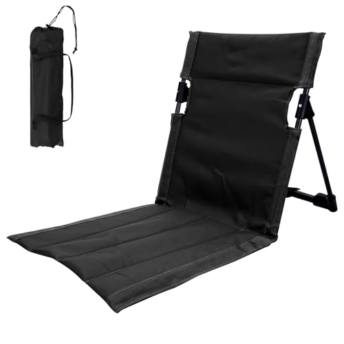 Jenshhch Strandmatte Mit Rückenlehne Bodenliege Outdoor Leicht Tragbar Klappbar Strandliege Mit Aluminiumlegierung Für Camping Strand Garten Reisen (E) von Jenshhch