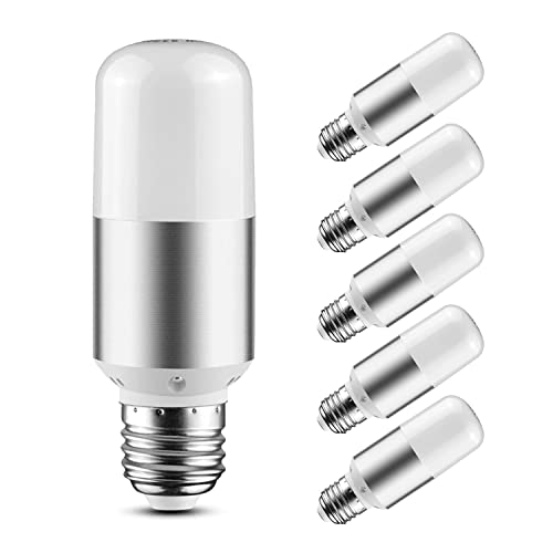 Jenyolon E27 LED Lampen 9W warmweiss, LED Glühbirne E27, Ersetzt 90W Glühlampe Birne, 3000K 850lm, Kein Flackern, Nicht Dimmbar, ideal für Wohnzimmer, Schlafzimmer, Küche, Büro usw. (6 Pack) von Jenyolon