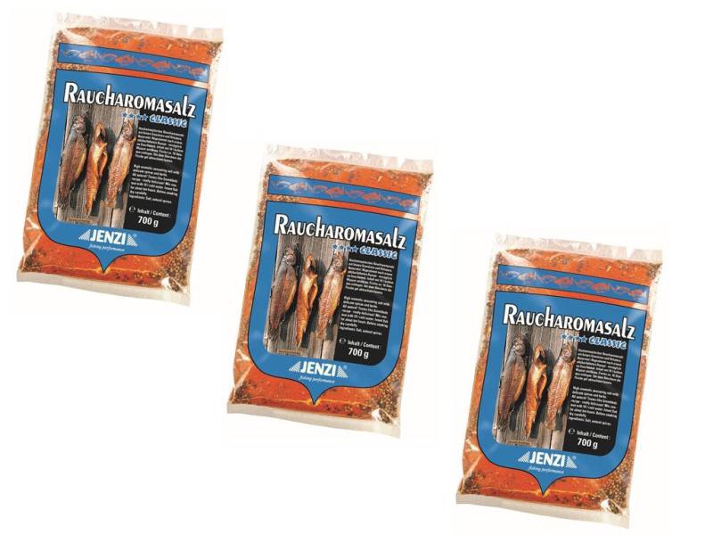 Jenzi Räucherbox Raucharomasalz Jenzi " Das Original" - 3 er Pack (Räucherlauge 3 er Pack 3-tlg) Jenzi Räucherlauge Hocharomatische Räucherlauge auf Salzbasis von Jenzi