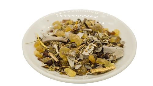 Hochwertige Räuchermischung Schutz von Georg Huber - mit Wacholderbeeren Bio, Salbei, Drachenblut, Weihrauch, Rosmarin Bio etc - Inhalt: 15g von Jeomra