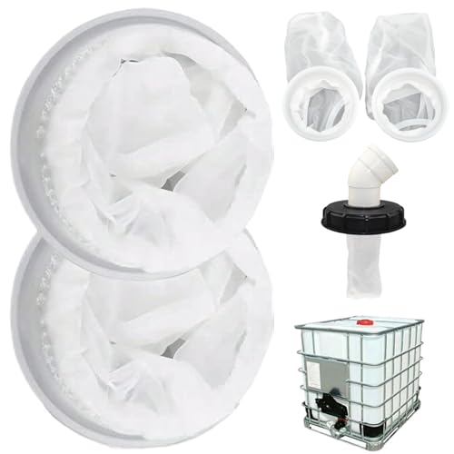 2pcs Regenwasserfilter, 8 Zoll IBC Deckelfilter, Nylon -IBC -TOTE -Abdeckung, dehnbar wiederverwendbares IBC -Totentdeckelfilter für die Montage am IBC -Behälter Regenwassertank, Regenwasserfilter 2pcs Regenwasserfilter, 8 Zoll IBC Deckelfilter, Nylon -IBC -TOTE -Abdeckung, dehnbar wiederverwendbares IBC -Totentdeckelfilter für die Montage am IBC -Behälter Regenwassertank, Regenwasserfilter von Jeorywoet