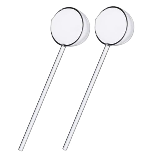 2pcs Servierlöffel, 10 Zoll hitzebeständige klare Glaslöffel mit langem Griff, Suppenkögel unterstirre Getränke, Portionendesserts oder Serviersuppen, Suppe 2pcs Servierlöffel, 10 Zoll hitzebeständige klare Glaslöffel mit langem Griff, Suppenkögel unterstirre Getränke, Portionendesserts oder Serviersuppen, Suppe von Jeorywoet