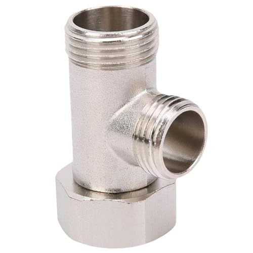 Bidet-Adapter, Bidet T-Adapter, 7/8 Messing 3-Wege-Wasserhahn, Ventilschlauchanpassung für Duschkopf-Diverter-Sprühgerät Wasserhahn Bidet-Adapter, Bidet T-Adapter, 7/8 Messing 3-Wege-Wasserhahn, Ventilschlauchanpassung für Duschkopf-Diverter-Sprühgerät Wasserhahn von Jeorywoet