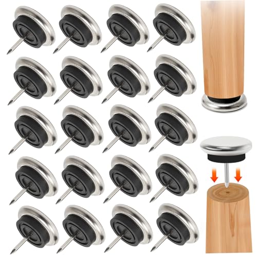 Bodenschutz für Stühle, 20 Prozent Nagel auf Möbelgleitungen, 23 mm Anti-Rust & Kee-resistente ruhige Bodenschutzbeschützer für Stühle, leicht zu installierende Stuhlschieber für Zuhause Bodenschutz für Stühle, 20 Prozent Nagel auf Möbelgleitungen, 23 mm Anti-Rust & Kee-resistente ruhige Bodenschutzbeschützer für Stühle, leicht zu installierende Stuhlschieber für Zuhause von Jeorywoet