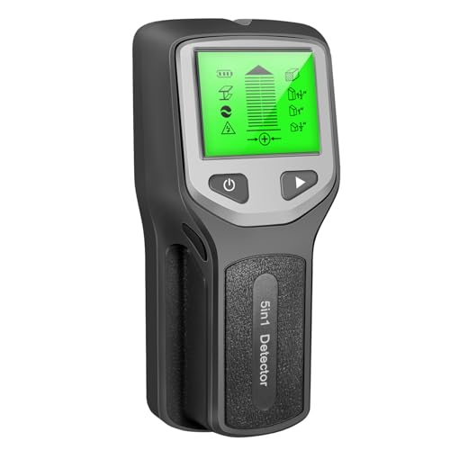Bolzendetektor, Stift Finder -Wandscanner, 5 in 1 Detektor mit LCD -Display für Holzmetall und Wechselstromdraht für Wände Bolzendetektor, Stift Finder -Wandscanner, 5 in 1 Detektor mit LCD -Display für Holzmetall und Wechselstromdraht für Wände von Jeorywoet