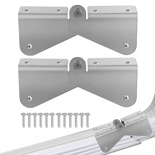 Dachrinnenscharnier, 2pcs Downspout Scharniere Edelstahl -Dachrinnenscharnier mit Schrauben Easy DIY Installation auf jeder Größe Rechteck oder Quadrat -Down -Spitze für Zuhause Dachrinnenscharnier, 2pcs Downspout Scharniere Edelstahl -Dachrinnenscharnier mit Schrauben Easy DIY Installation auf jeder Größe Rechteck oder Quadrat -Down -Spitze für Zuhause von Jeorywoet